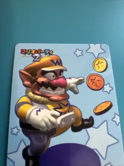 2001 Japanese Nintendo Rare Guess The Silhouette Mario Party 2 Card Wario Coins - Image 3