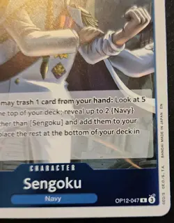 Sengoku OP12-047 Foil Rare Legacy Of The Master One Piece Card Game - Image 5