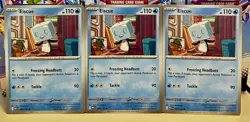 (Set Of 3) Pokemon Mega Evolution TCG Common Card - Eiscue (044/132) - Image 1