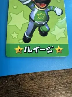 2001 Japanese Nintendo Rare Guess The Silhouette Mario Party 2 Card Luigi - Image 2