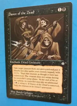 Magic the Gathering MTG Ice Age DANCE OF THE DEAD LP/EX U 1995 Nice! - Image 2