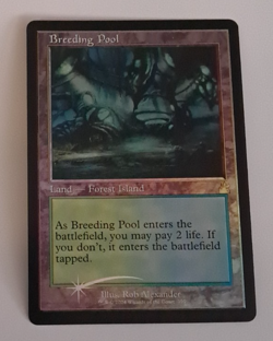 Breeding Pool Retro Frame FOIL NM/M Magic the Gathering Ravnica Remastered MTG - Image 1