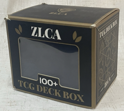 ZLCA Card Deck Box Trading Cards, MTG Magnetic Horizontal Blue And Yellow 100+ - Image 1