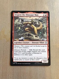 Stegron The Dinosaur Man - 95 - MTG: Spider-Man: Eternal - Common - Regular - Image 1