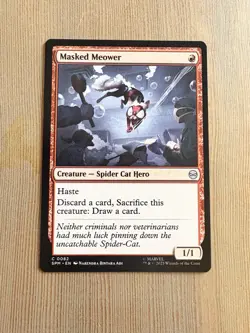 Masked Meower - 82 - MTG: Spider-Man: Eternal-Legal - Common - Regular - Image 1