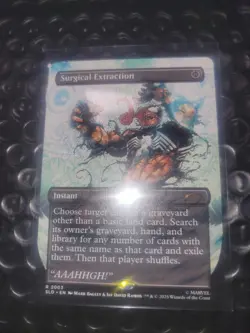 Spider-Man Secret Lair MTG Venom Unleashed Surgical Extraction - Image 1