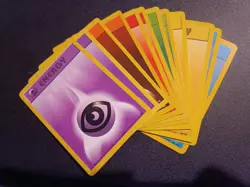 Energy Cards Full Set x2 (12 cards total) - Base Set 1999 Pokemon TCG WOTC - Image 1