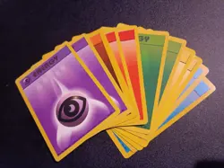 Energy Cards Full Set x2 (12 cards total) - Base Set 1999 Pokemon TCG WOTC - Image 1