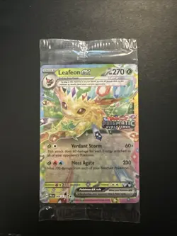 Leafeon ex 006/131 Prismatic Evolutions Stamped Promo Pokemon TCG SEALED - Image 1