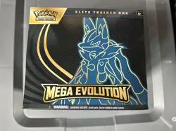 Pokemon TCG Mega Evolution Elite Trainer Box Lucario ETB NEW Factory Sealed - Image 1