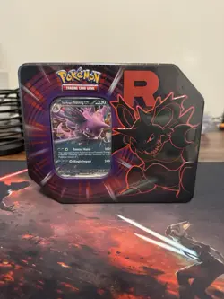 Pokemon TCG Team Rocket Nidoking Destined Rivals Tin Brand New Factory Sealed - Image 1
