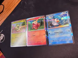Pokemon Paldea Evolved Sprigatito Fuecoco Quaxly 013 034 050/193 Mirage Holo Set - Image 5