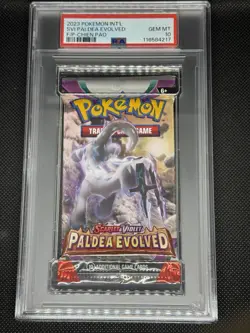 Pokemon Paldea Evolved CHIEN PAO Foil Pack Art PSA 10 - Image 1
