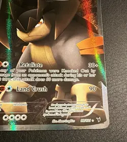 Terrakion Full Art 99/101 Holo Ultra Rare Noble Victories Pokemon TCG - (NM+) - Image 3
