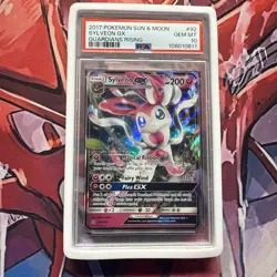 Sylveon GX #92 2017 Pokemon Sun & Moon Guardians Rising PSA 10 - Image 1