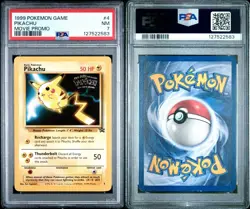 1999 Pokemon Game Movie Pikachu #4 Movie Promo PSA 7 - Image 3