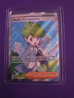 Pokemon WALLY'S COMPASSION 176/132 - Mega Evolution Full Art Ultra Rare - Image 1