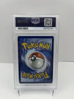 2025 Pokemon Destined Rivals Illustration Rare Team Rocket’s Meowth #203 - PSA 9 - Image 2