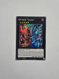 YuGiOh! - K9-66X "Jacks" DOOD-EN047 Super Rare 1st Edition Near Mint - Image 1