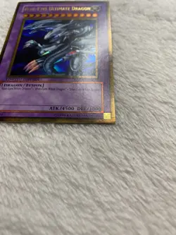 Yugioh Blue-Eyes Ultimate Dragon Limited Edition Gold Ultra Rare GLD1-EN028 MP - Image 2