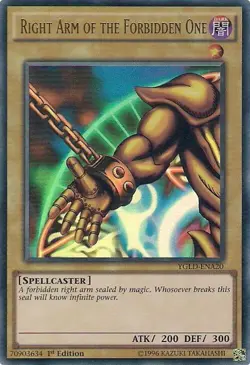 Right Arm of the Forbidden One - King of Games: Yugi's Legendary Decks LP YuGiOh - Image 1