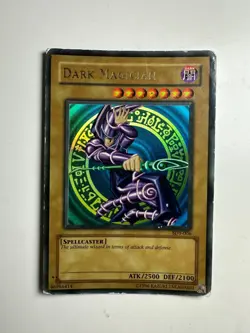 YuGiOh Dark Magician SDY-006 Ultra Rare (Starter Deck: Yugi) - Played Condition - Image 1