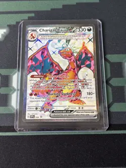 Pokemon TCG - Scarlet and Violet - Charizard EX (Tera) 056 Black Star Promo Card - Image 1