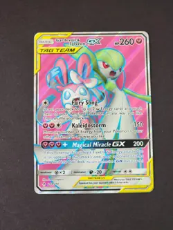 Pokemon TCG Gardevoir & Sylveon GX Full Art Holo Card 204/214 Unbroken Bonds - Image 1