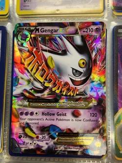 Mega Gengar EX Holo Black Star Promo Card XY166 XY Mint Condition - Image 1