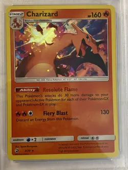 Pokemon Charizard Dragon Majesty 3/70 Holo Rare PSA 8 Tcg Graded Card 2018 - Image 4