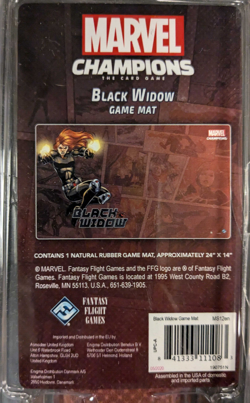 Marvel Champions: Black Widow Card Game Mat 24 x 14 LCG Playmat (DMG Packaging) - Image 3