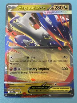 Mega Latias ex 011 Mega Evolutions Black Star Promo Pokemon Card - Image 1