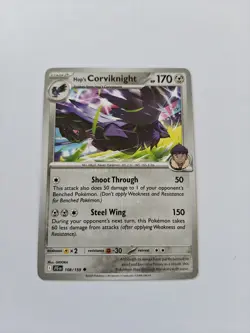 Pokemon TCG Card Hop's Corviknight 108/159 Reverse Holo Journey Together New - Image 1