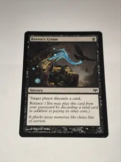 Magic the Gathering Raven's Crime Card - Image 1