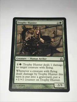Magic the Gathering Trophy Hunter Card - Image 1