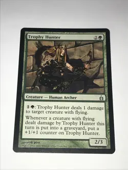 Magic the Gathering Trophy Hunter Card - Image 2