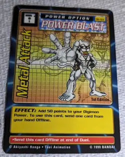 Digimon Cards - 1999 Power Blast Cards Digi-Battle Bundle Set - Image 5