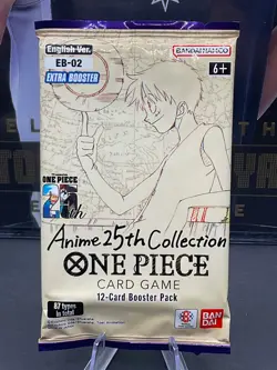 Extra Booster : Anime 25th Collection Pack One Piece Card Game EB-02 ENGLISH Ver - Image 1
