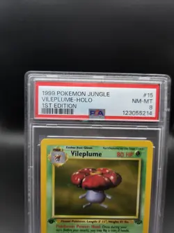 1999 Pokemon Jungle Vileplum #15 Holo 1st Edition PSA 8 Graded Card - Image 2