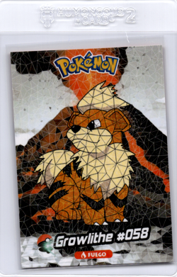 Growlithe Pokemon card Crystal collection - Image 1