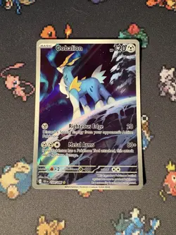 Pokemon Cards Cobalion 144/086 Illustration Rare Black Bolt - (NM) - Image 1
