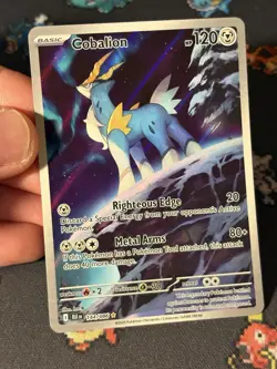 Pokemon Cards Cobalion 144/086 Illustration Rare Black Bolt - (NM) - Image 2
