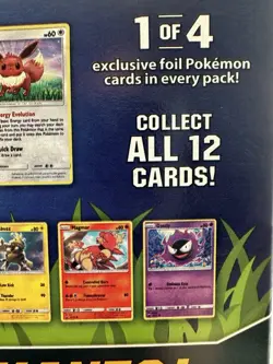2019 Lucky Charms Pokemon Sealed Box Foil Garanteed. 3 card Booster Pack cereal - Image 5