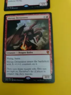 Ryusei, the falling star C17 Mythic & Shivan Devastator DMu Dragon MTG 2 Card. - Image 3