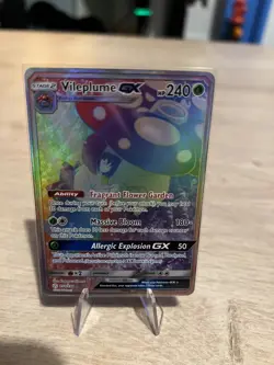 Pokemon Cards: Cosmic Eclipse Secret Rare: Vileplume GX 250/236 - Image 1
