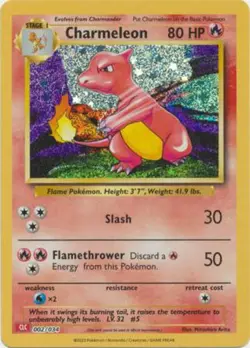 Pokemon Card - Classic Collection [CLC] 002/034 - CHARMELEON (holo) - NM/Mint - Image 1