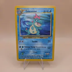 2000 Pokemon Neo Genesis Croconaw Card 32/111 Unlimited Edition - Image 1