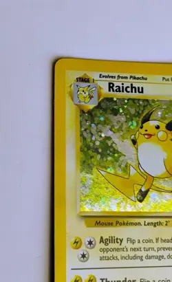 Pokemon TCG Base Set 2 Raichu Holo Unlimited Rare Card 16/130 - 2000 - Image 3