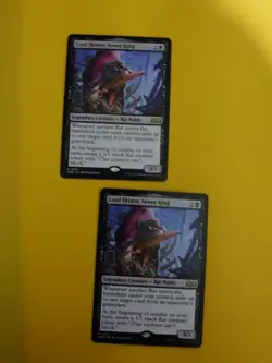 Lord Skitter, Sewer King x2 Rare Rat Noble WOE MTG 2 Card. - Image 1