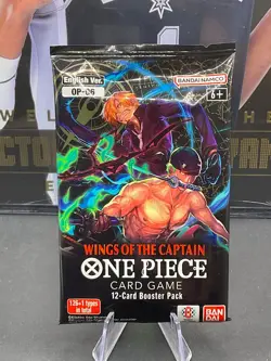 Wings Of The Captain Booster Pack One Piece Card Game OP-06 English Sealed - Image 1